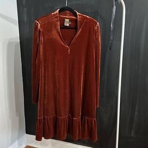 Velvet Tunic dress Sz XL